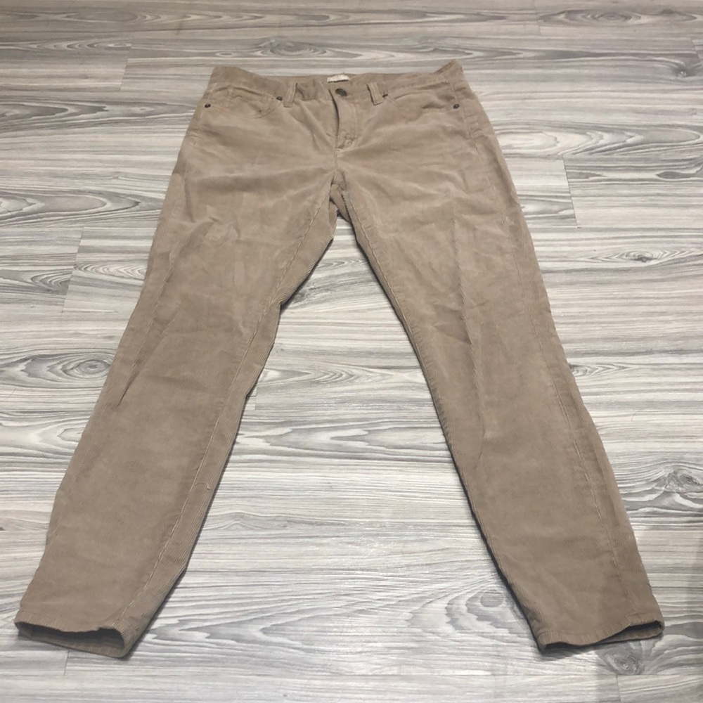 JCrew toothpick corduroy pants